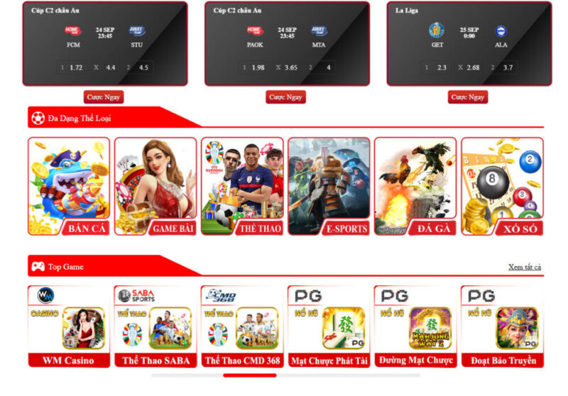 Giao diện SV66 đẹp mắt