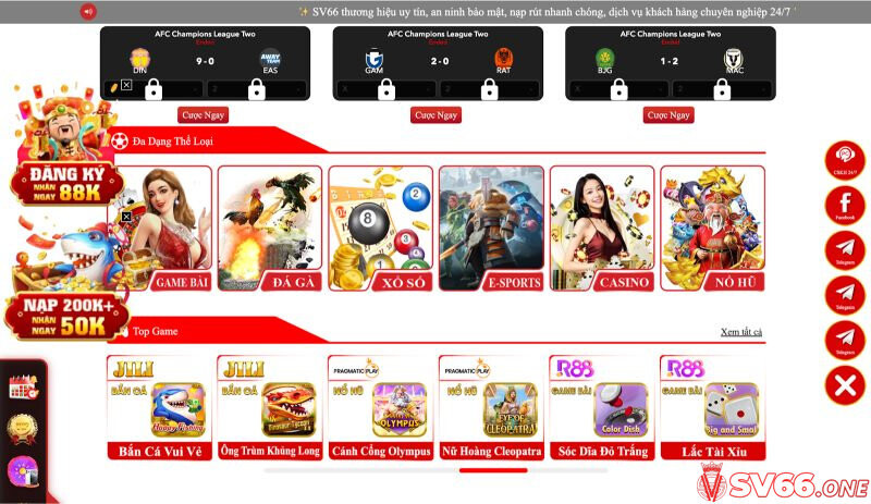 SV66 | SV66.COM | Trang Chủ Chính Thức 2026 9 SV66 đã hướng đến việc mang đến hội viên môi trường giải trí minh bạch